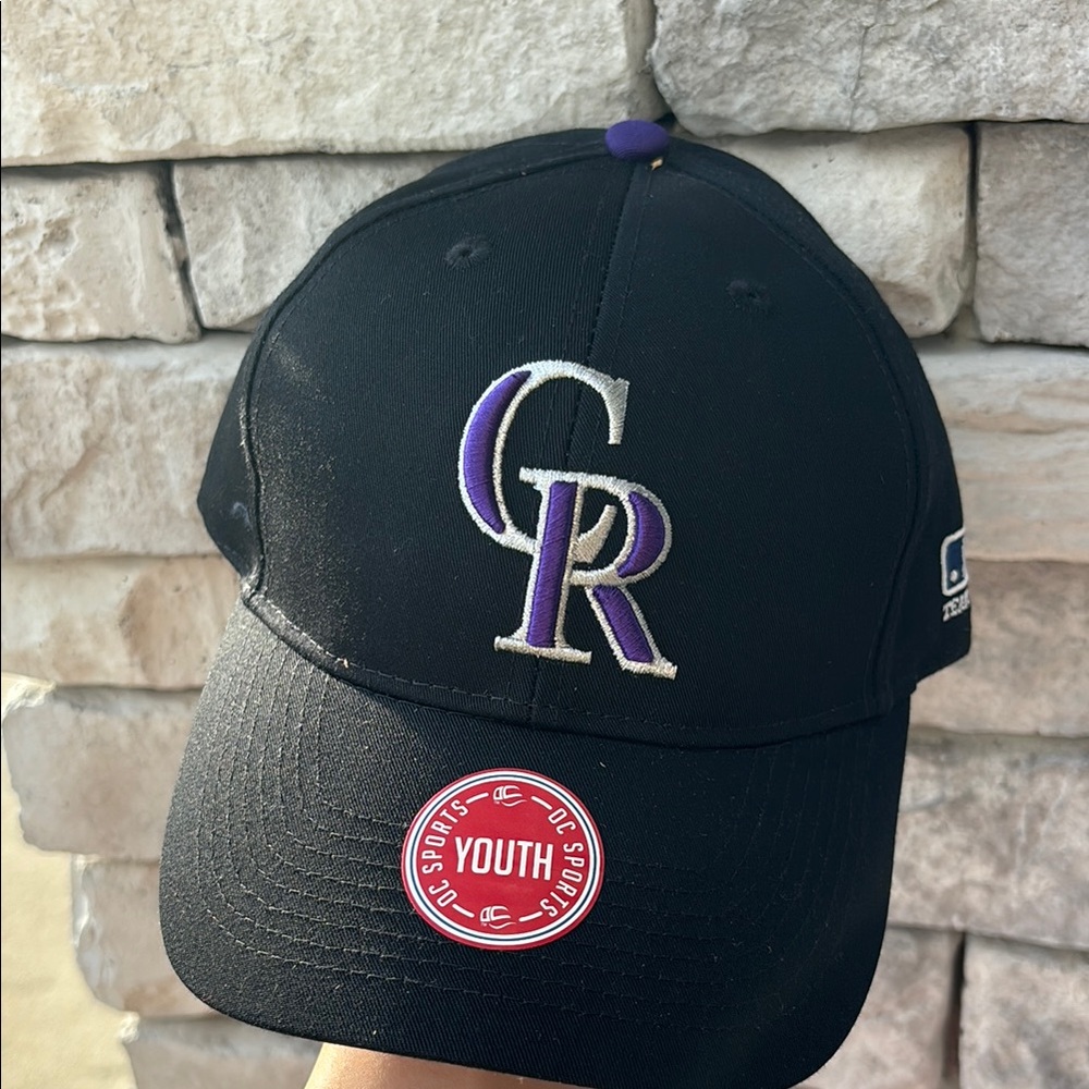 Youth Black Baseball Cap